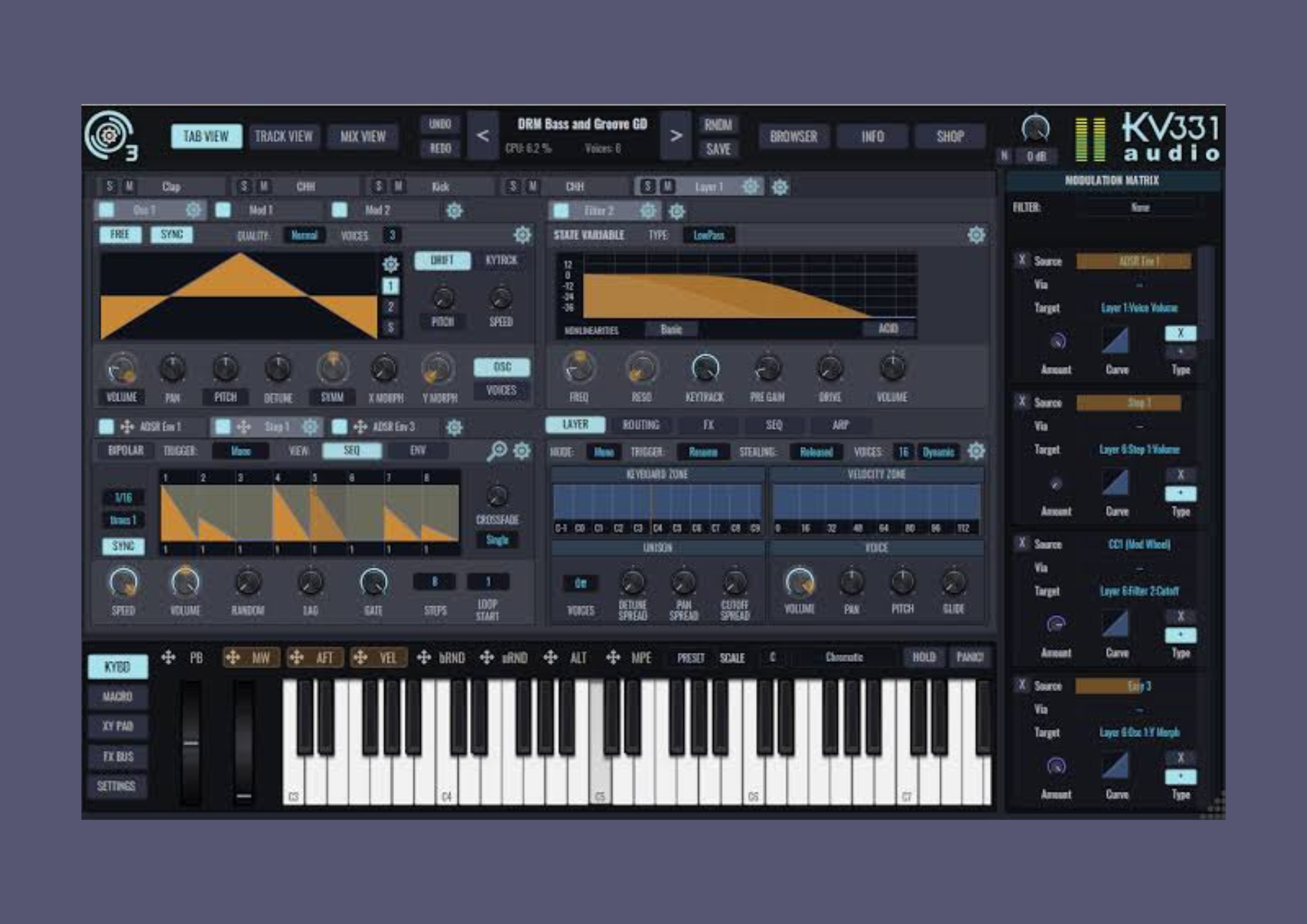 KV331 SYNTHMASTER 3